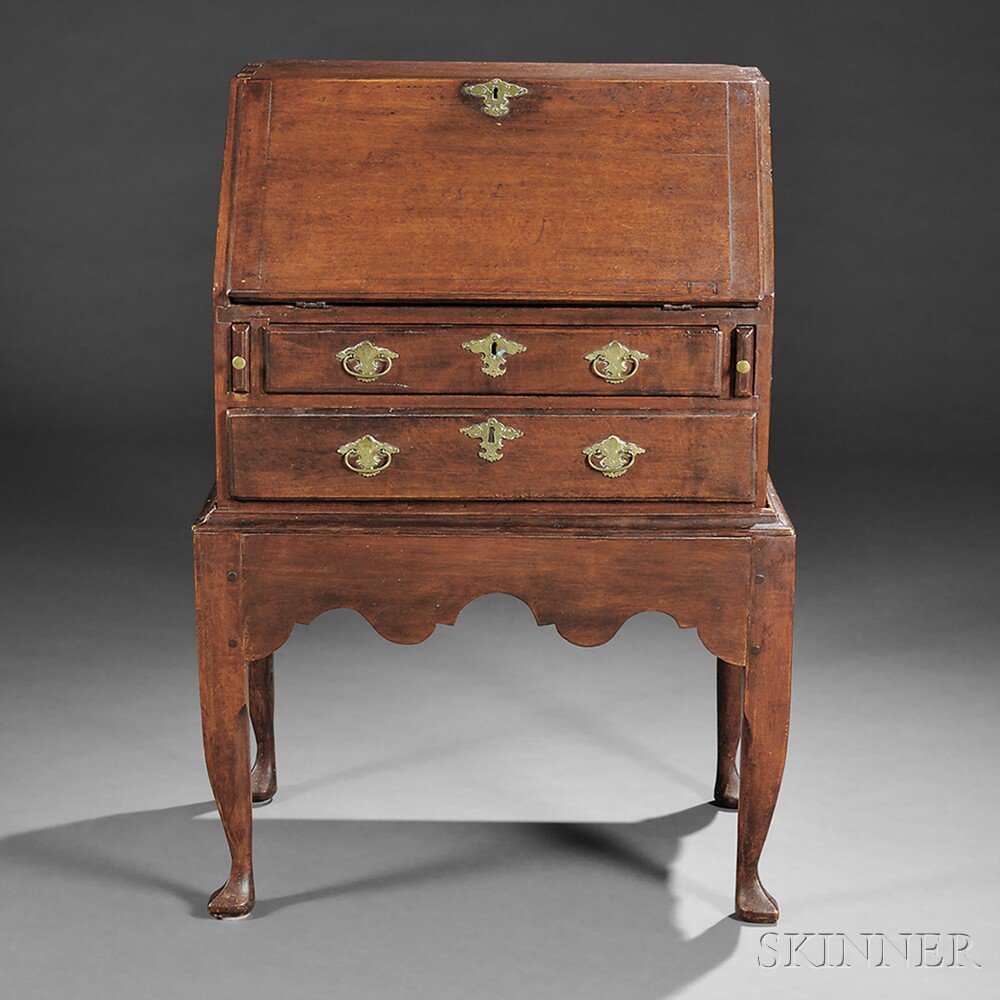 Appraisal: Child's Cherry Desk on Frame probably Rhode Island mid- th