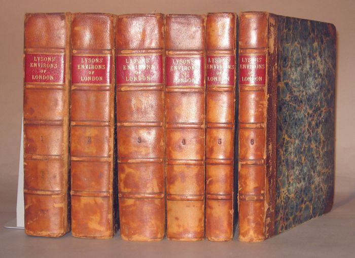 Appraisal: vols Lysons Daniel The Environs of London London - First