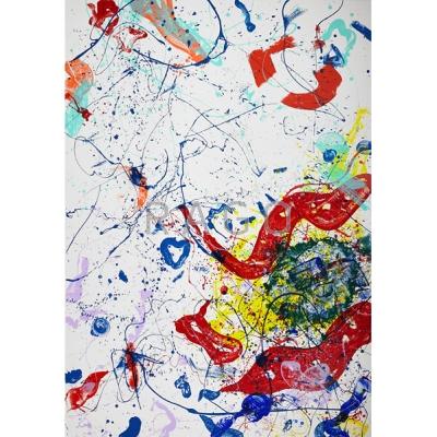 Appraisal: Sam Francis American - Untitled Screenprint in colors Signed and