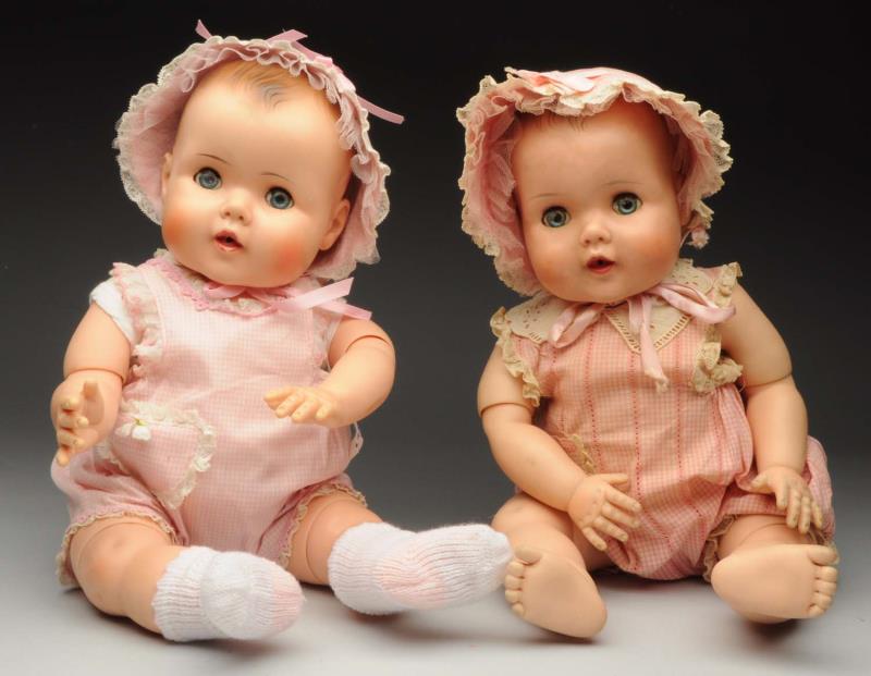 Appraisal: Lot of Toodles Baby Dolls Called Toodles The Action Doll