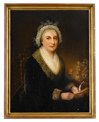 Appraisal: AMERICAN SCHOOL - PORTRAIT OF MARTHA WASHINGTON th century x