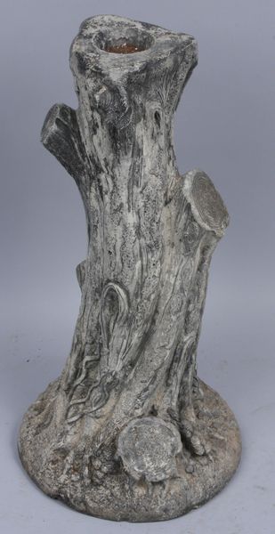 Appraisal: Concrete tree trunk base x EST