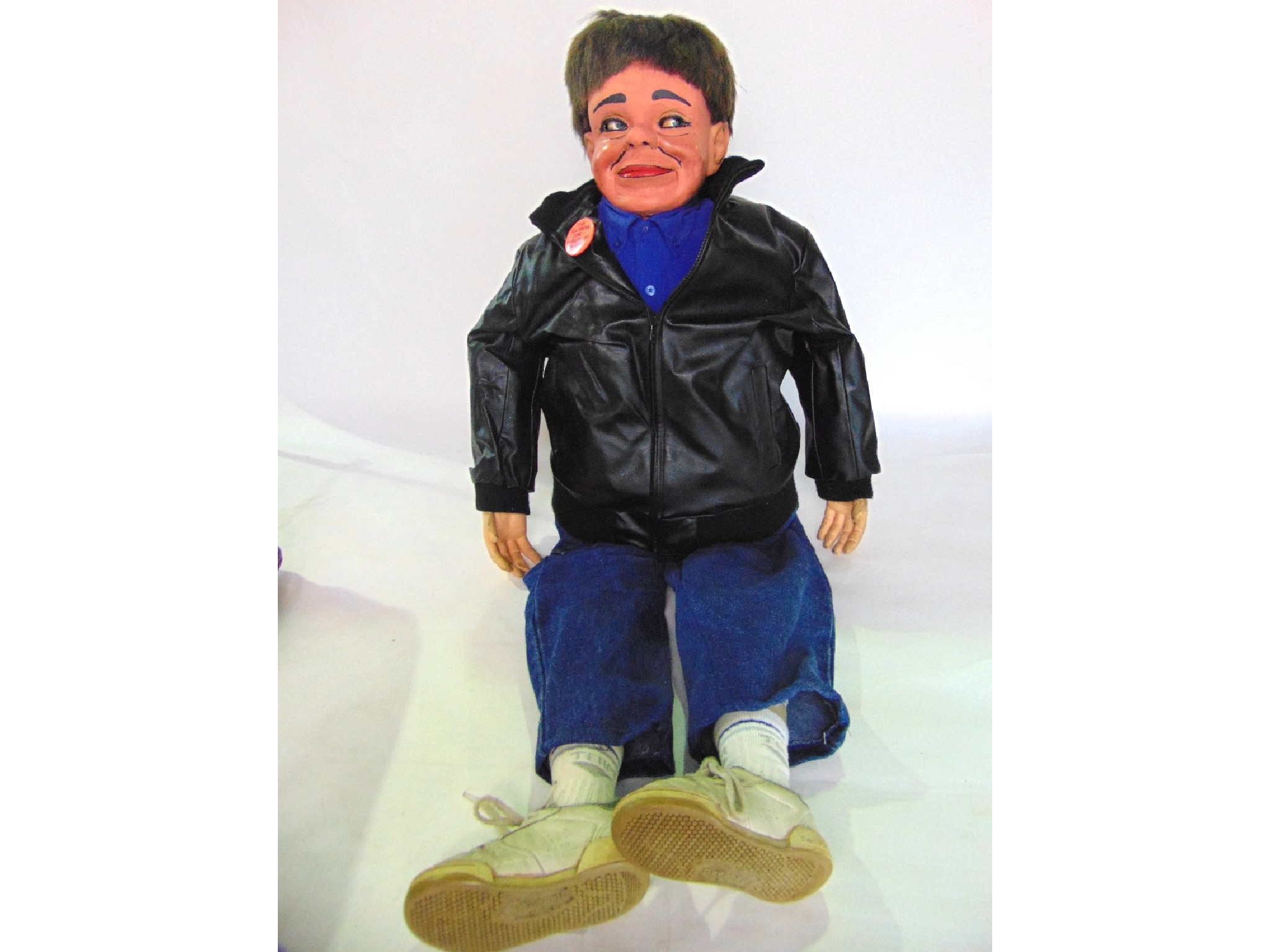 Appraisal: J J a large good quality th century ventriloquist's doll