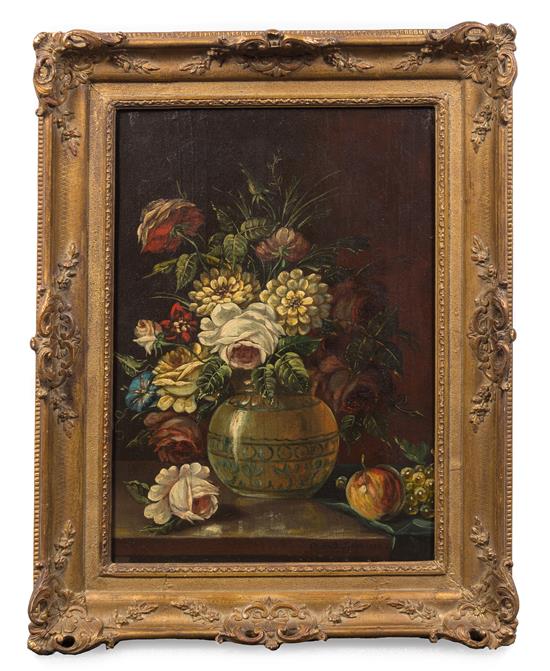 Appraisal: Sale Lot Artist Unknown Continental th th Century Still Life