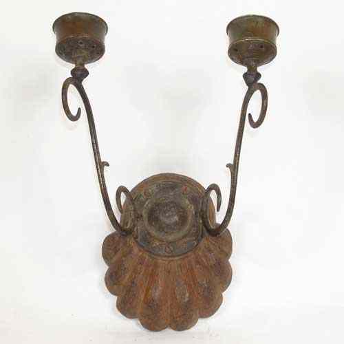 Appraisal: An Anglo Indian Regency Candle Sconce circa - having carved