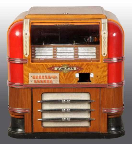 Appraisal: Wurlitzer Model Juke Box Description Series Lights work Includes -size