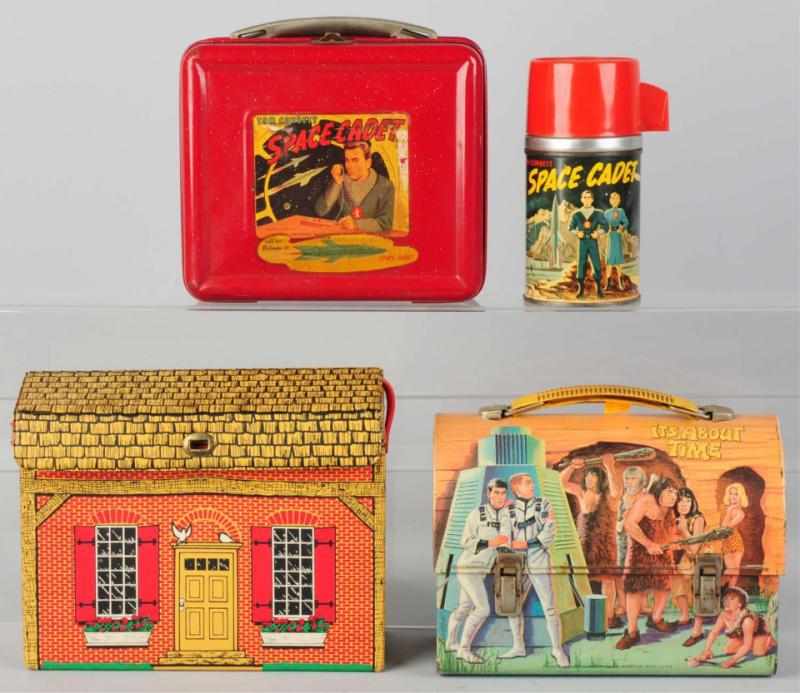 Appraisal: Lot of Vintage Lunch Boxes Includes one Tom Corbett Space