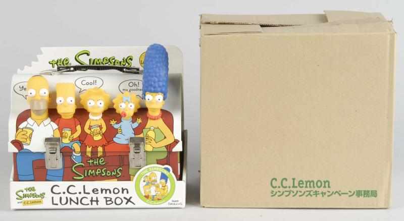 Appraisal: Tin Limited Edition C C Lemon Simpson's Lunchbox Description Unused