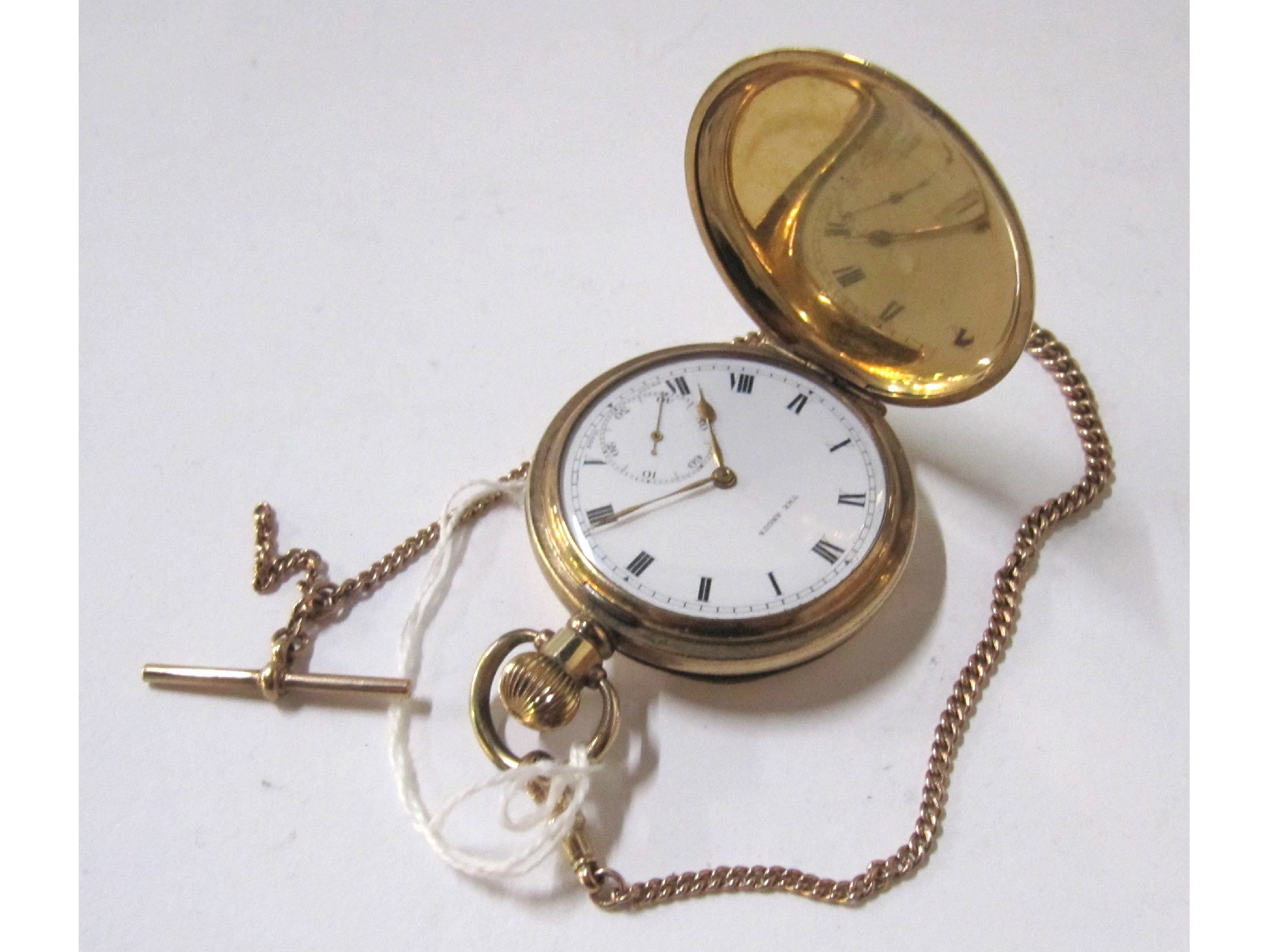 Appraisal: A rolled gold pocket watch 'The Angus' on ct gold