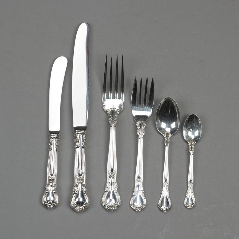 Appraisal: Canadian Silver Chantilly Pattern Flatware Service Henry Birks Sons Montreal