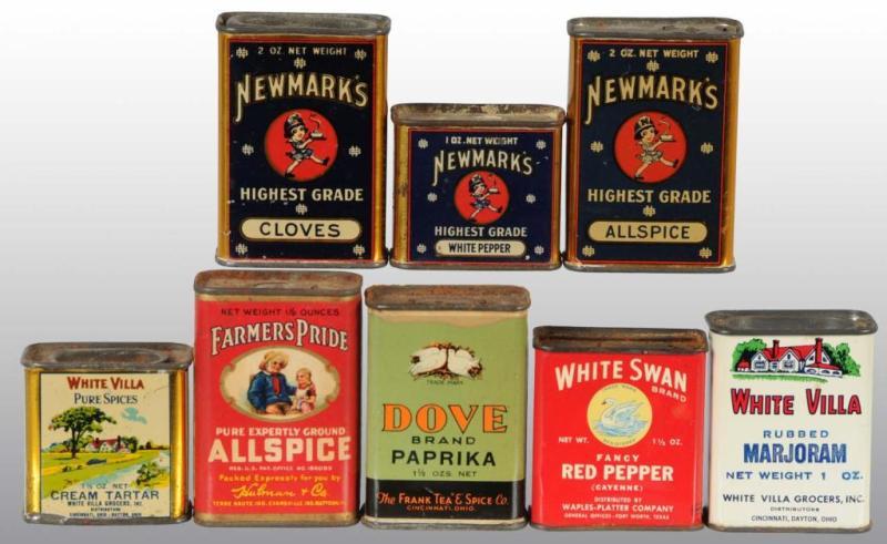 Appraisal: Lot of Spice Tins Description Great group with excellent colors