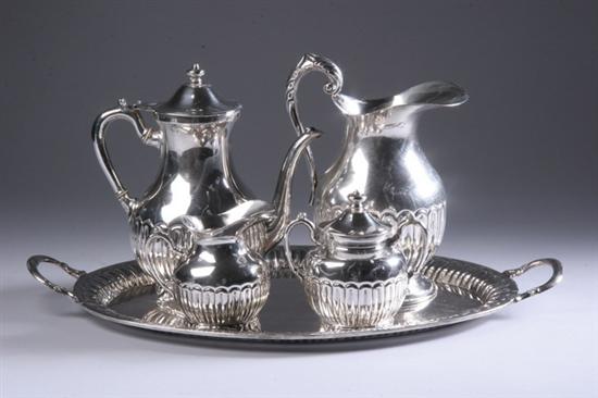 Appraisal: FIVE-PIECE MEXICAN STERLING SILVER COFFEE SERVICE Circa s Including coffee