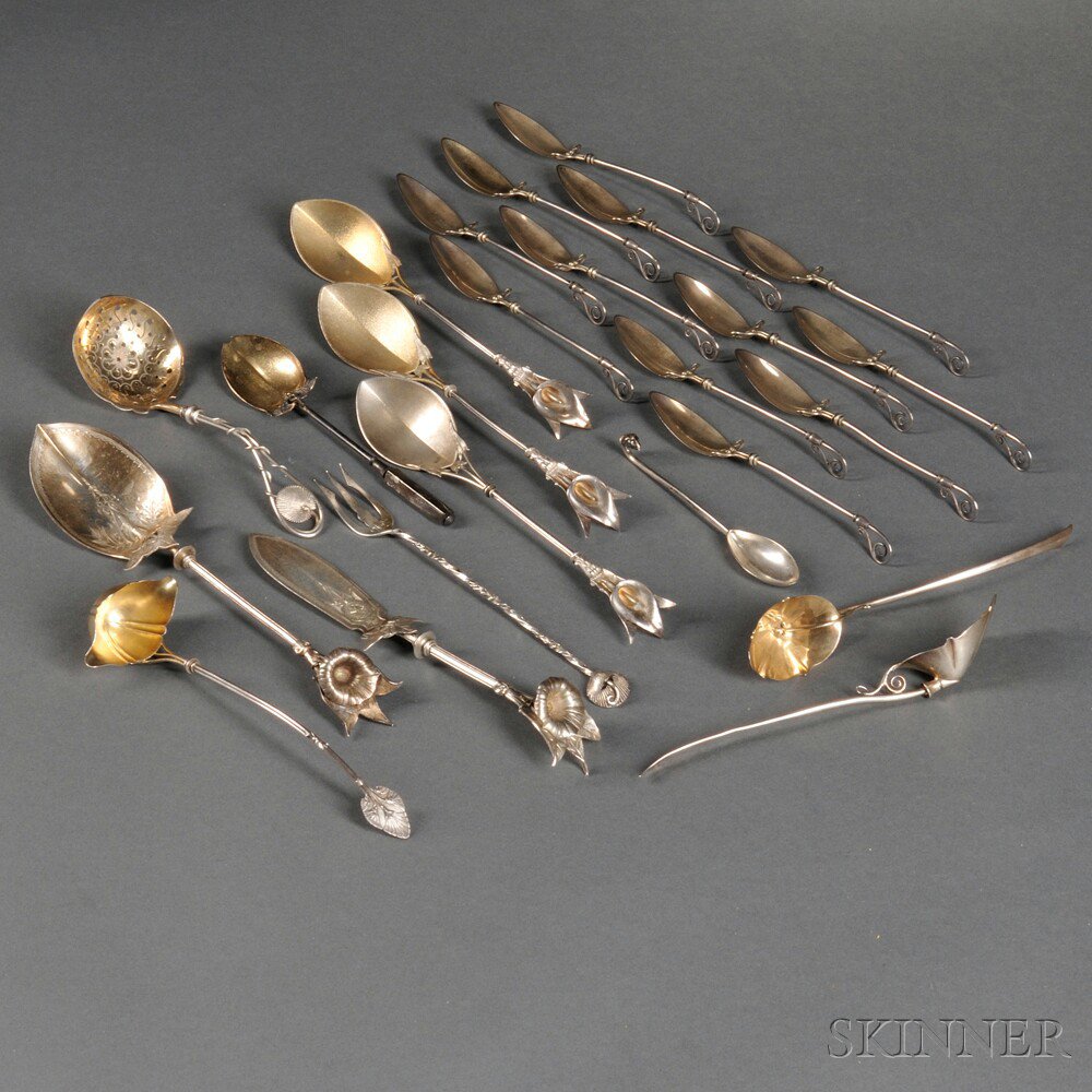 Appraisal: Twenty-three Pieces of American Sterling Silver Flatware mid- th to