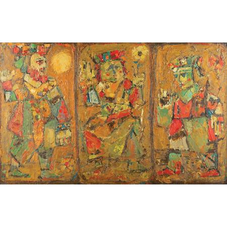 Appraisal: Alvin Carl Hollingsworth American - Three Kings Estimate -