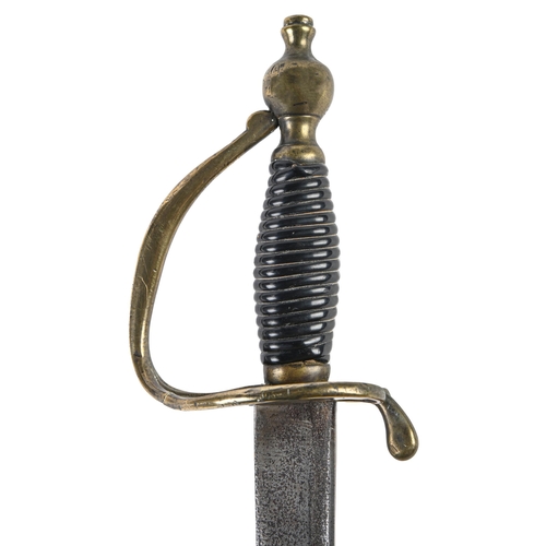 Appraisal: A cavalry trooper's sword probably th c the slightly curved