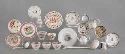 Appraisal: Collection of English ceramics to include creamware pearlware etc