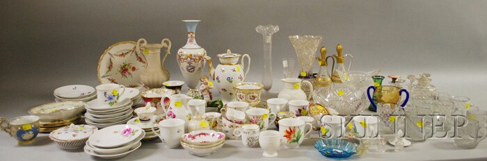 Appraisal: Large Lot of Miscellaneous Ceramic and Glass Tableware mostly European