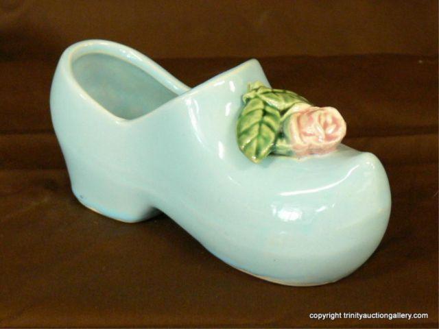 Appraisal: 's McCoy Dutch Shoe Planter - Marked - Authentic 's