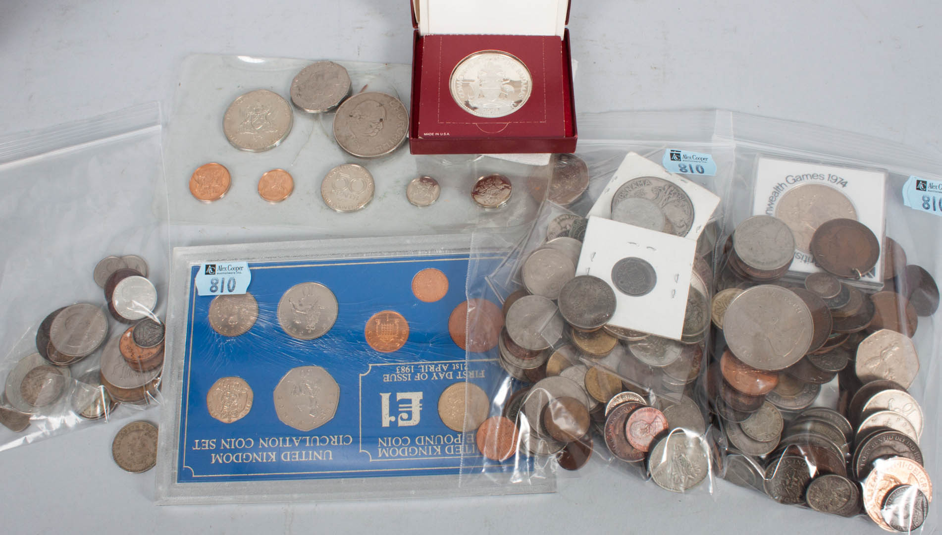 Appraisal: Britain and Commonwealth General selection with some silver coins including