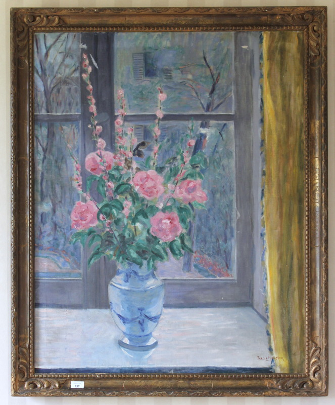 Appraisal: ARR Thalia Wescott Malcom Study of flowers in a vase