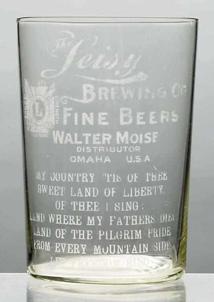 Appraisal: Leisy Brewing Co Fine Beers Acid-Etched Glass Light overall wear