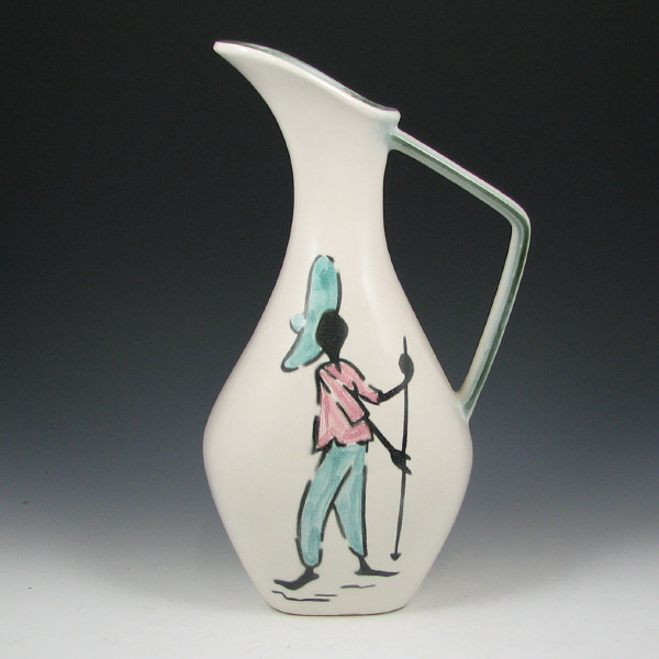 Appraisal: Hull Tropicana Vase - Mint Tropicana vase with Caribbean man