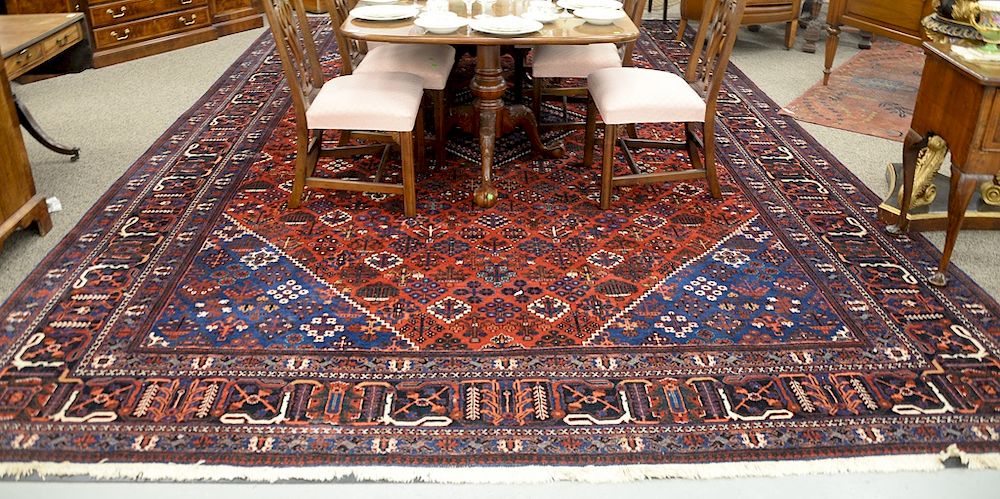 Appraisal: Hamadan Oriental carpet ' x ' Hamadan Oriental carpet '