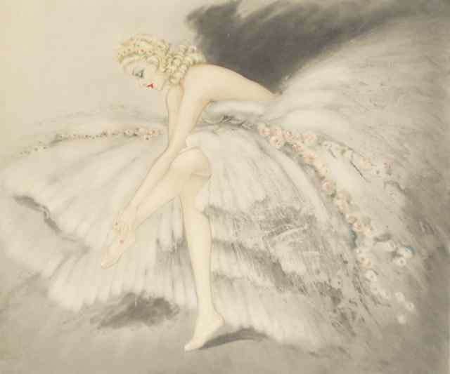 Appraisal: LOUIS ICART - ORIGINAL ETCHING AND AQUATINT titled ''Fair Dancer''