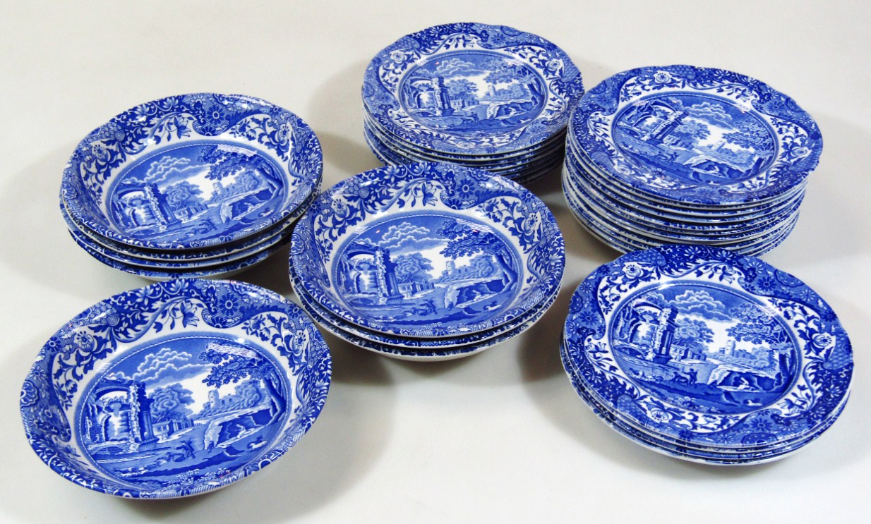 Appraisal: Various Copeland Spode Italian blue and white side plates and