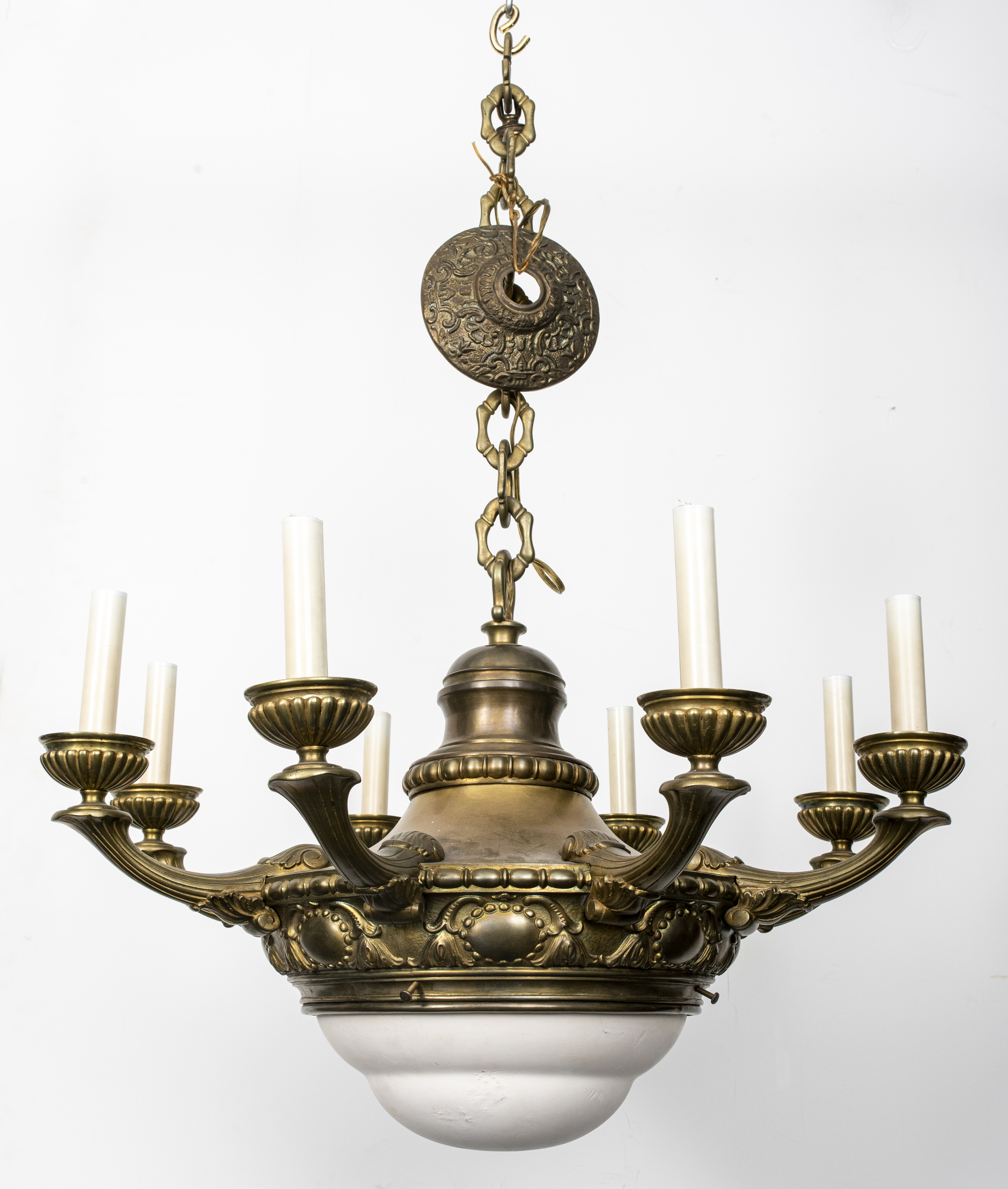 Appraisal: NEOCLASSICAL REGENCY REVIVAL CHANDELIER Neoclassical Regency revival chandelier in gilt