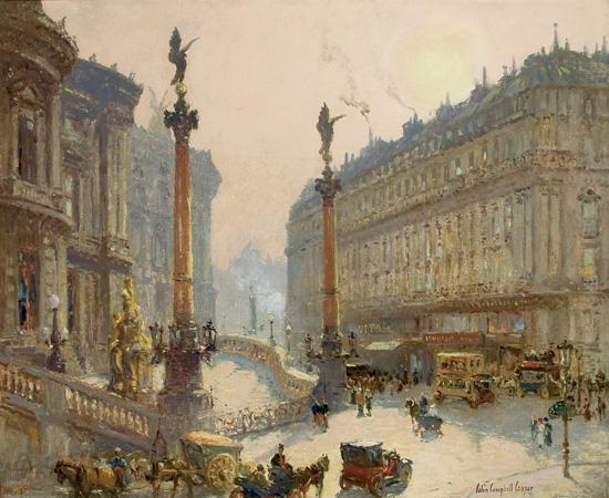 Appraisal: COLIN CAMPBELL COOPER American - Place de la Opera Paris