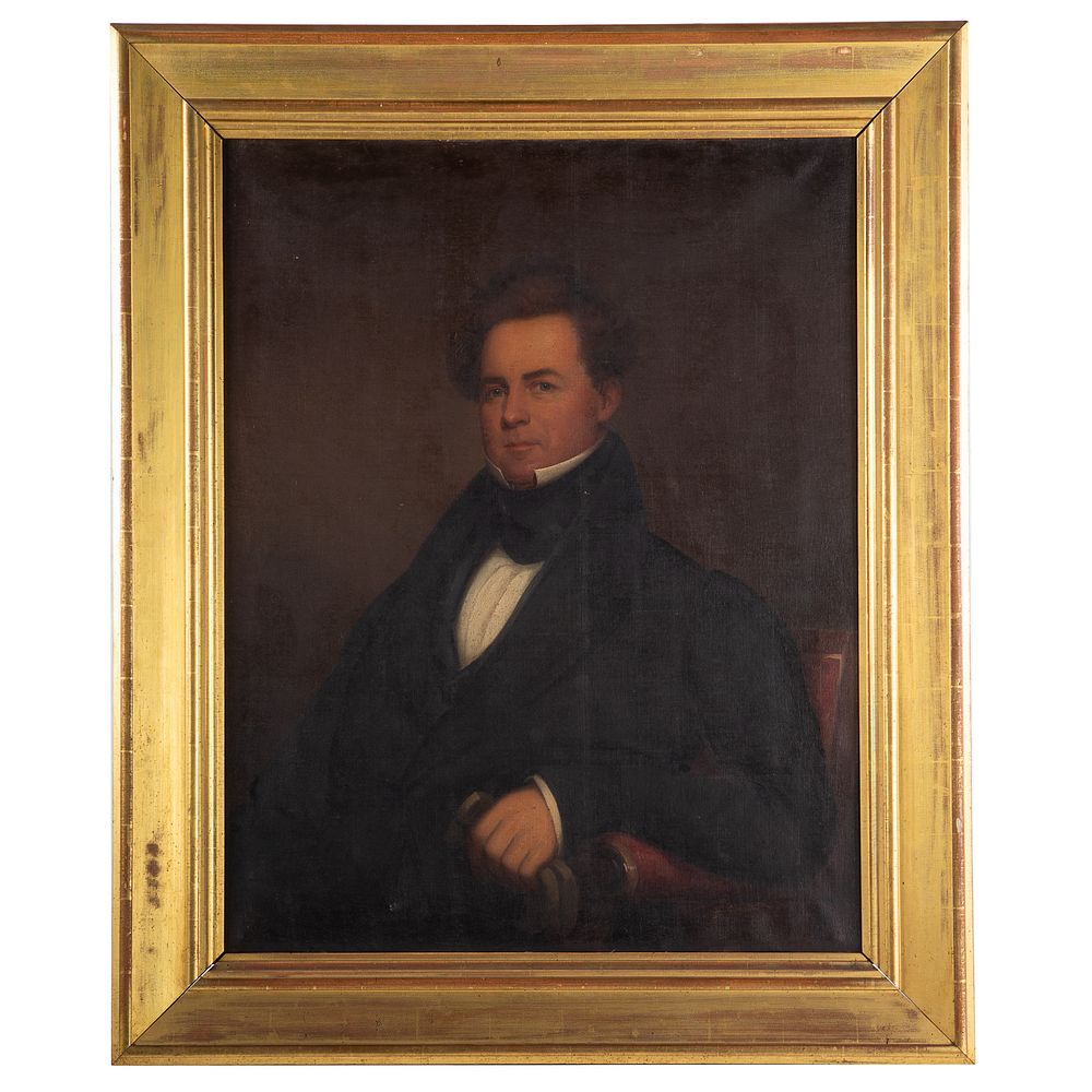 Appraisal: Attrib to Wattles Portrait of Richard Coale Jr th century