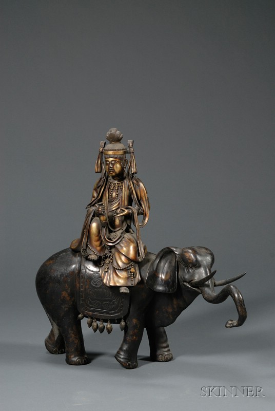 Appraisal: Bronze Image of a Buddhist Divinity Japan late th century