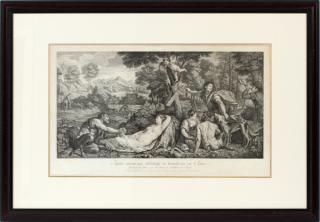 Appraisal: ETCHING ETCHING H '' L '' JUPITER AMOUREAUX D' ANTIOPE