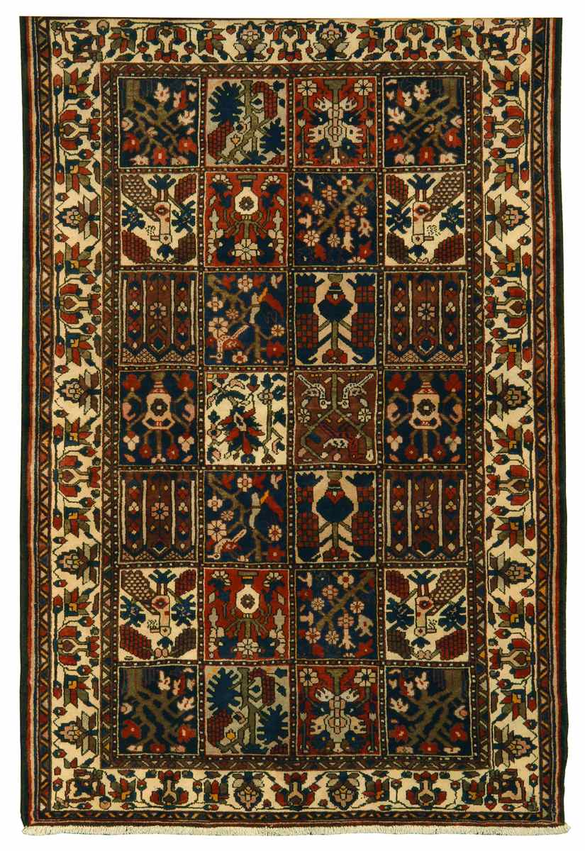 Appraisal: ORIENTAL RUG BAKTIARI IN GARDEN DESIGN ' x ' Garden