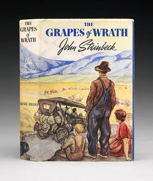 Appraisal: STEINBECK JOHN The Grapes of Wrath New York Viking Press