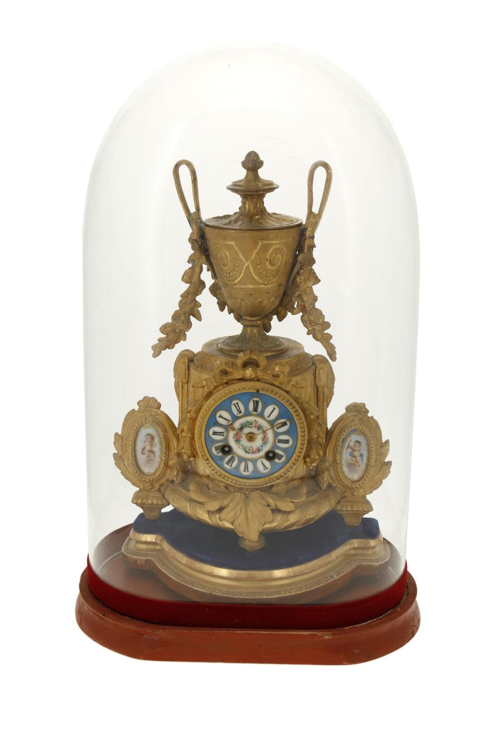 Appraisal: A Japy Fr res and Phillipe Mourey gilt-metal mantle clock