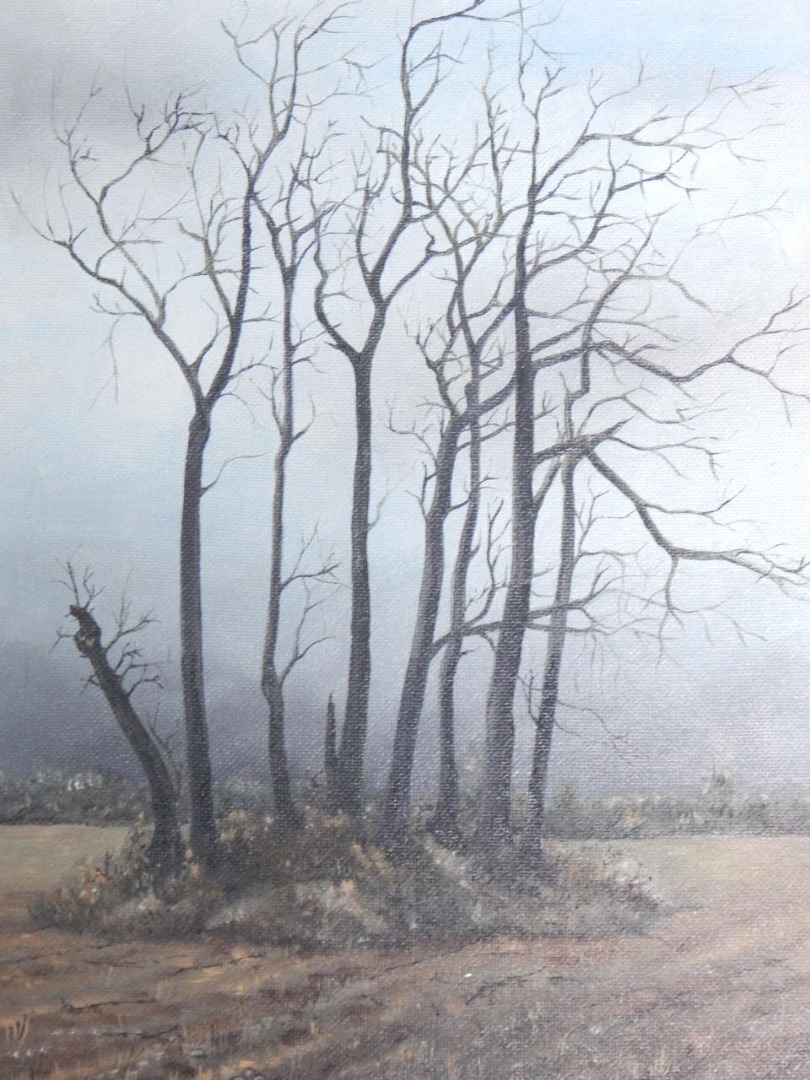 Appraisal: Samuel Been Trees outside Fotherby looking towards Louth oil on