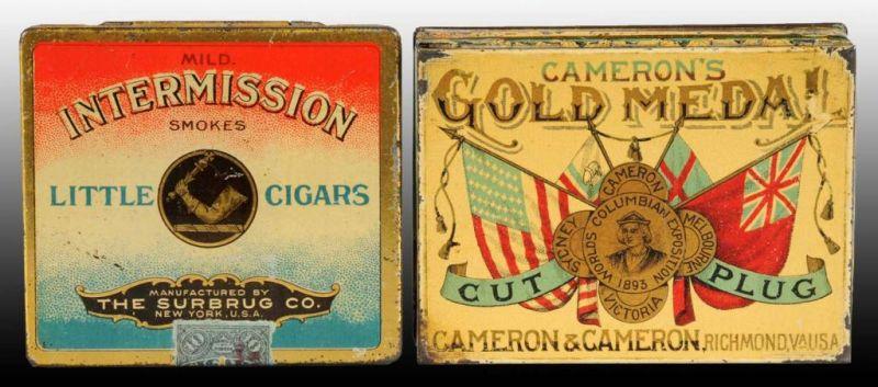 Appraisal: Lot of Tobacco Tins Description Includes one Gold Medal square