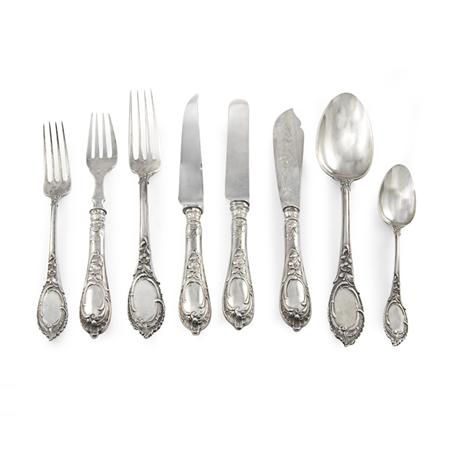 Appraisal: Russian Silver Flatware Service Estimate -