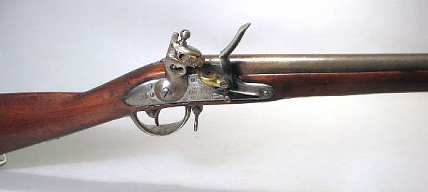 Appraisal: A U S Model Type I flintlock musket The inch