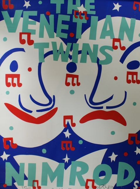 Appraisal: Martin Sharp born The Venetian Twins screenprint signed 'M Sharp'