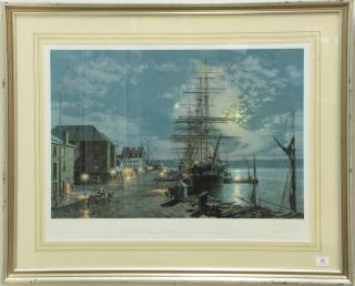 Appraisal: John Stobart Sydney The Blackwall Passenger Ship Parramatta along side