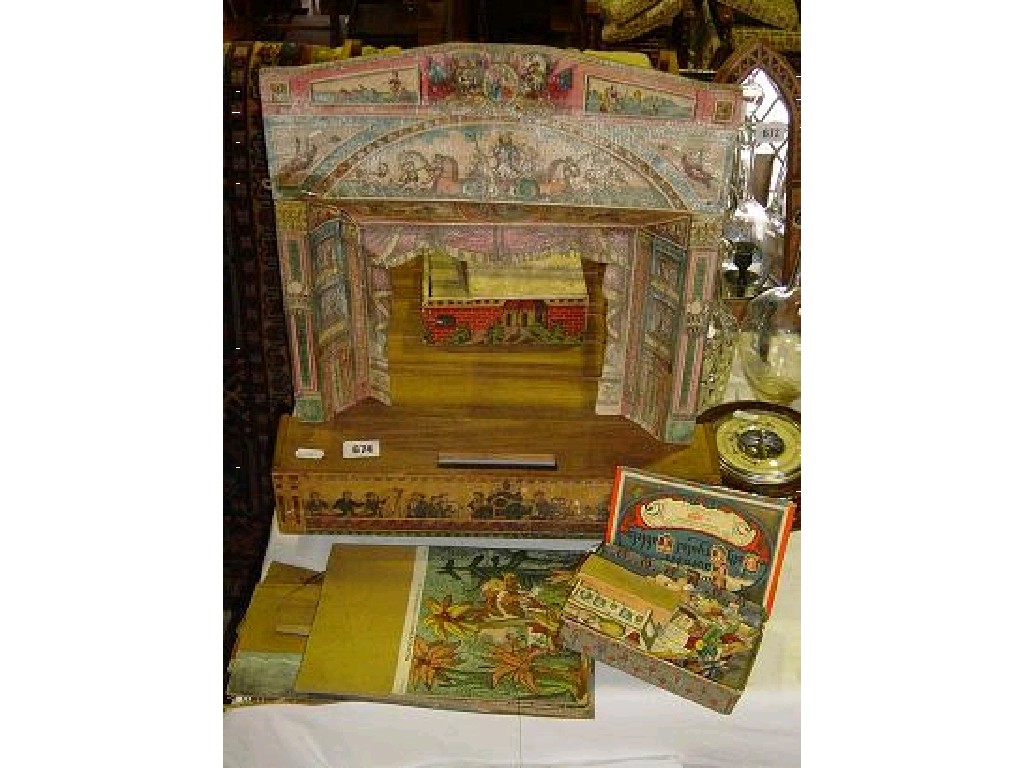 Appraisal: A Victorian paper theatre including sets characters and script of