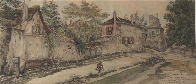 Appraisal: GEORGES TIRET-BOGNET - - 'Montmartre en - La Maison de