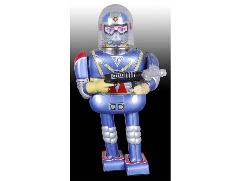 Appraisal: Battery-Operated Cragstan Japanese Toy Astronaut Description '' T Working Original