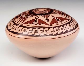 Appraisal: A VERY FINE HOPI POTTERY SEED JAR SIGNED NONA NAHA