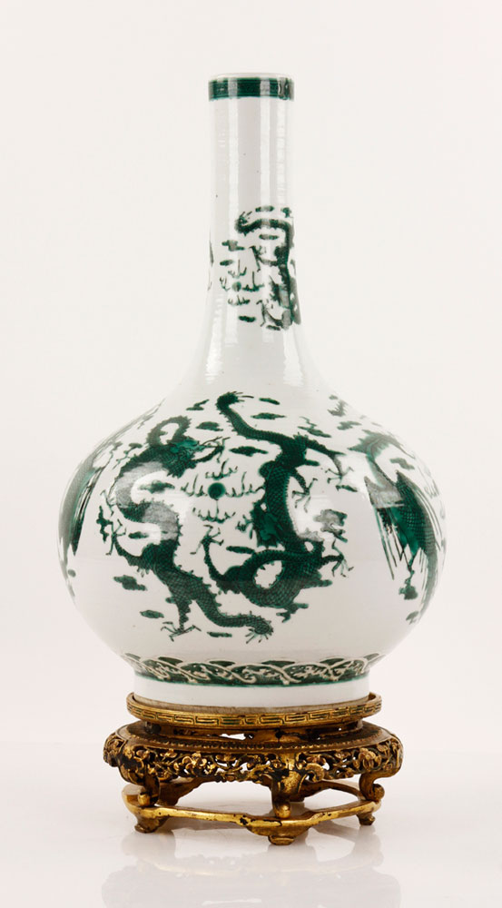 Appraisal: - Chinese Famille Rose Bottle Vase Famille rose porcelain bottle