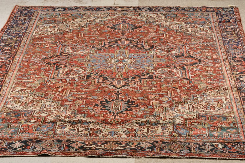 Appraisal: Heriz Carpet Northwest Persia early th century some end fraying