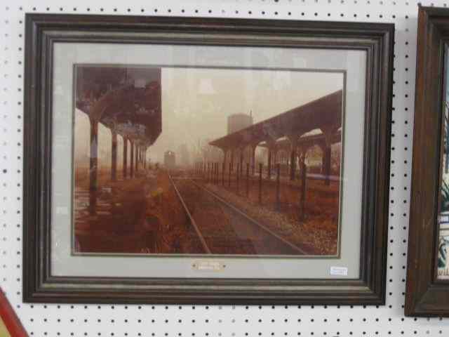 Appraisal: Jim Thraser Vintage Photograph ''Last Train Ashland KY'' of ''